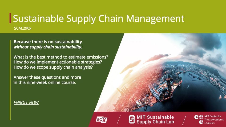 Welcome Webinar - Sustainable Supply Chains - SCM.290x Online